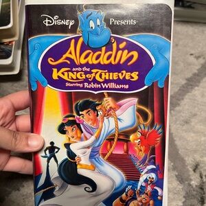 Disney Aladdin and the King of Thieves VHS with Vibrant Colors